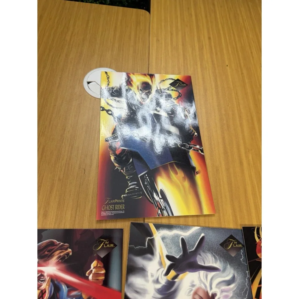 1994 MARVEL Annual Flair Prints Jumbo 9 Card Set